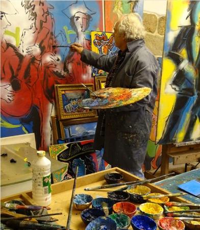 Imaxe: JOSÉ MARÍA BARREIRO, CARTELISTA DE LA 58ª FEIRA DO COCIDO