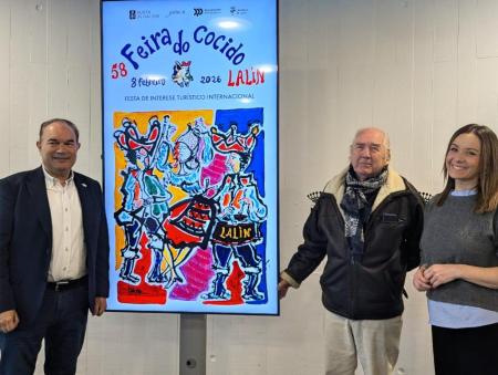 Imaxe: LALÍN PRESENTA El CARTEL DE LA 58ª FERIA DEL COCIDO, OBRA DEL PINTOR JOSÉ MARÍA BARREIRO