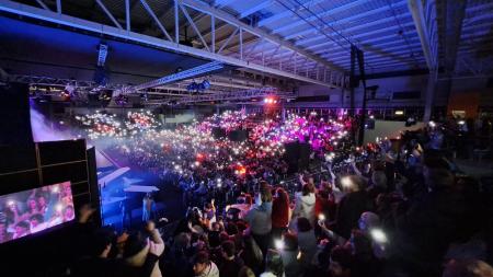 Imaxe: ANA GUERRA, ANTONIO JOSÉ E DANIELA BLASCO ACTUARÁN NA GALA DO COCIDO DO VENRES 30 DE XANEIRO