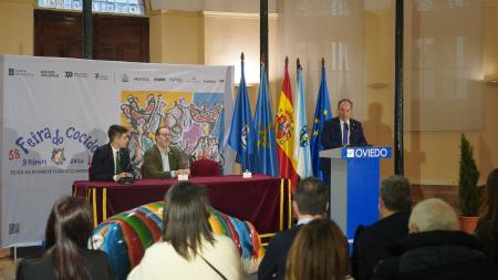 Imaxe: LALÍN PRESENTA EN OVIEDO A 58ª FEIRA DO COCIDO PARA REFORZAR A SÚA PROXECCIÓN E ESTREITAR LAZOS CON ASTURIAS