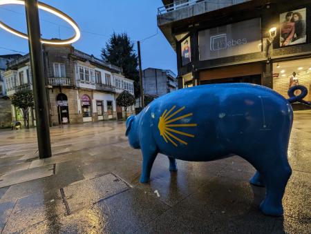 Imaxe: DISTRIBUTION OF THE FIGURES OF THE PIGS BY THE RESTAURANTS PARTICIPATING IN THE 