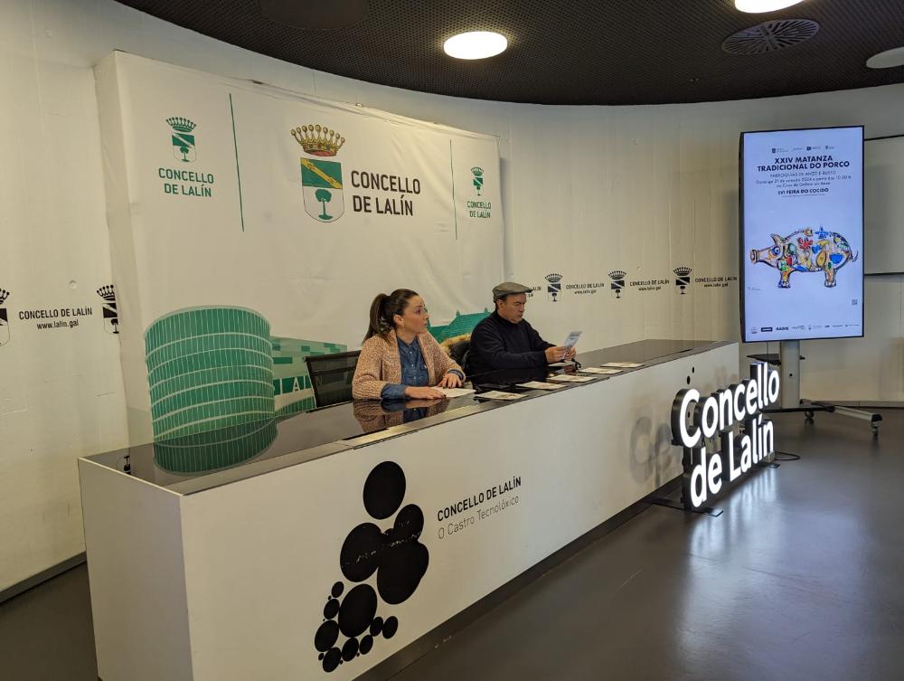 Imagen El alcalde José Crespo y la concejala de Turismo, Begoña Blanco, presentaron el XXVI Mes del Cocido